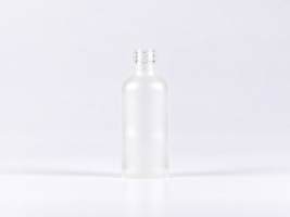 Säuremattierte Flasche 50 ml – DIN18 – ohne Verschluss
